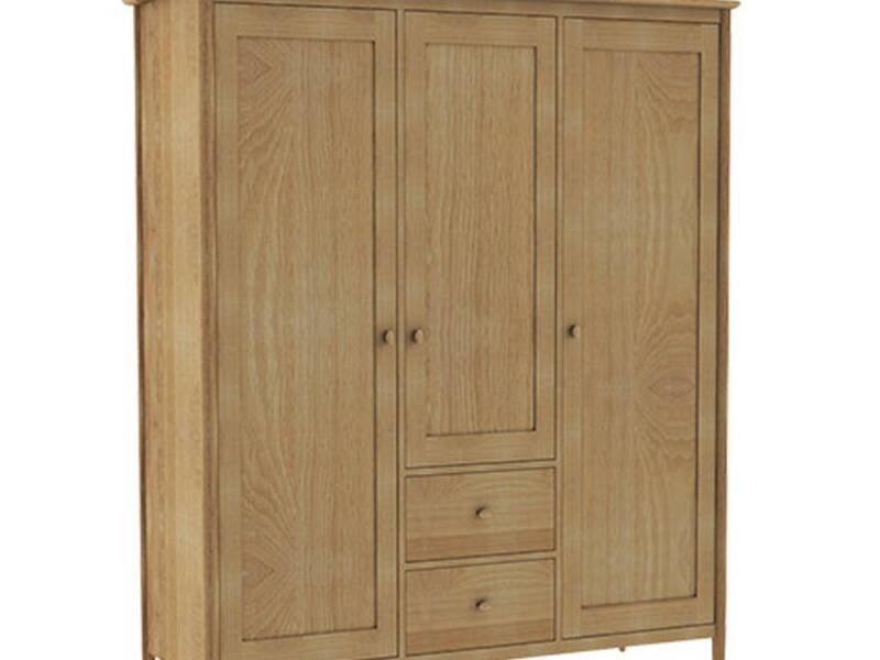 Ercol Teramo 3 door wardrobe, Julian Foye