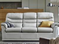 G Plan Malvern sofa in leather, Julian Foye