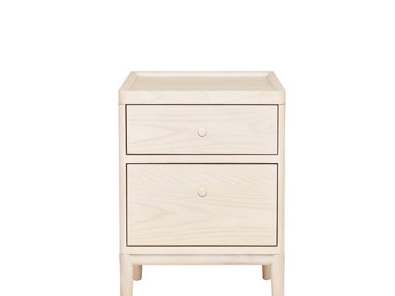 Ercol Salina pale wood bedroom furniture, Julian Foye