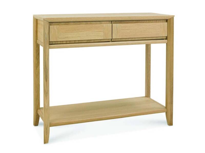 Bria Oak Console Table