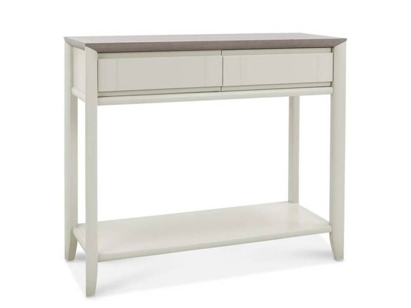 Bria Washed Grey Console Table