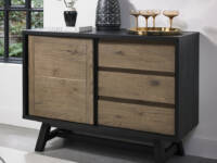 Cameron Weathered Oak Narrow Sideboard